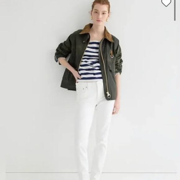 NEW J. Crew 8" Toothpick White Jeans Size 30P Petite BQ314 Minimalist Preppy - Picture 1 of 10